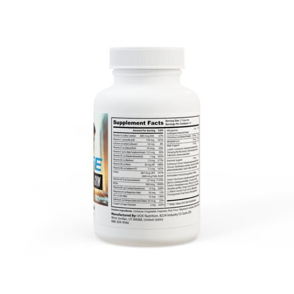 Multivitamin for Men Supplement (60 Capsules) - Image 3