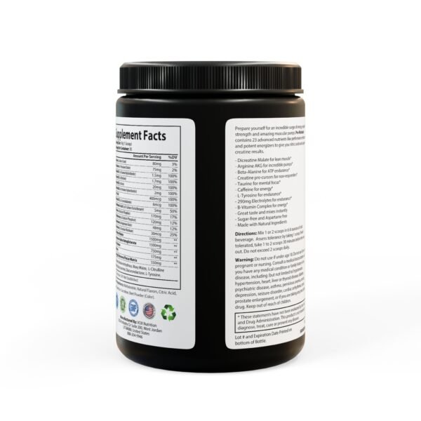 Pre-Workout Supplement, Watermelon (300g, 10.58oz) - Image 4