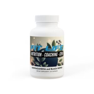 Ashwagandha and Black Pepper Supplement (60 capsules)