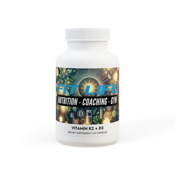 Vitamin K2 + D3 Supplement (60 Capsules)