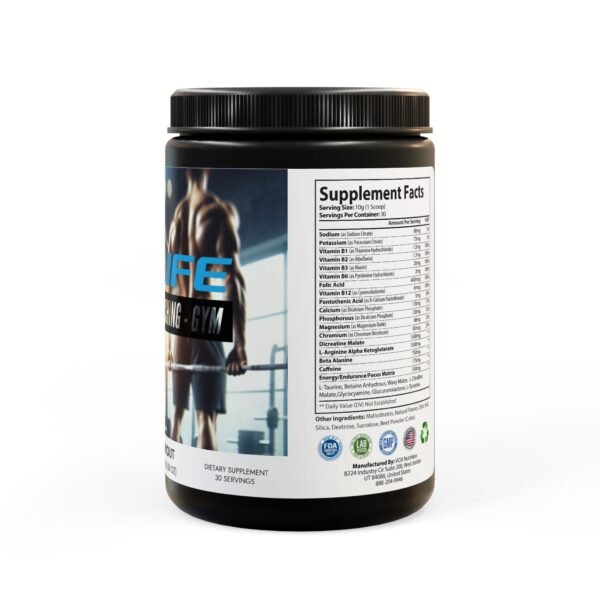 Pre-Workout Supplement, Watermelon (300g, 10.58oz) - Image 3